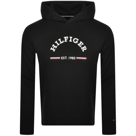 Tommy hilfiger sweatshirt mens black best sale